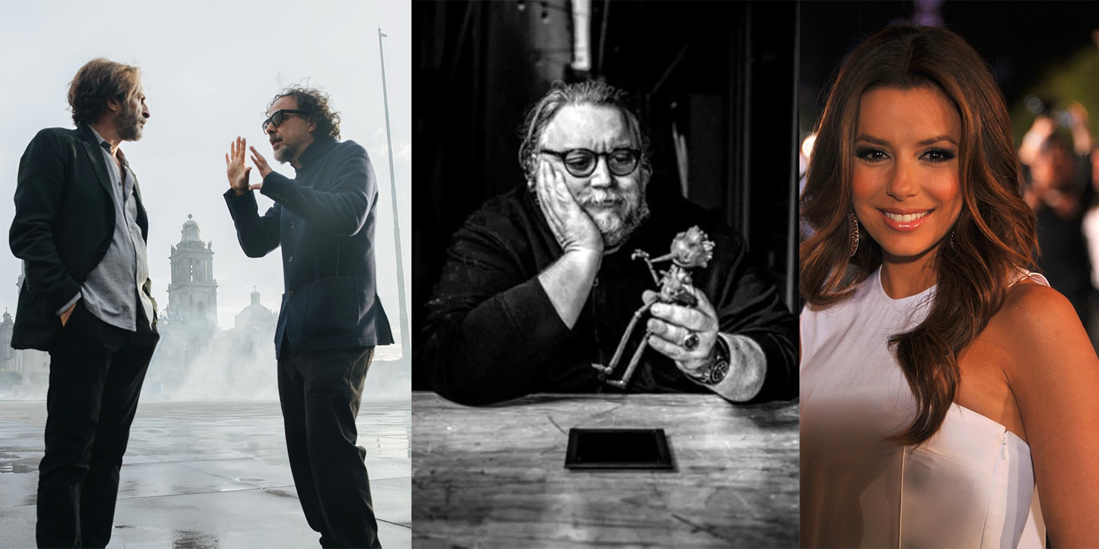 Iñárritu, Del Toro y Longoria, de festivales