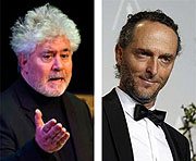 Pedro Almodóvar y Emmanuel Lubezki