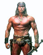 Arnold Schwarzenegger, como Conan