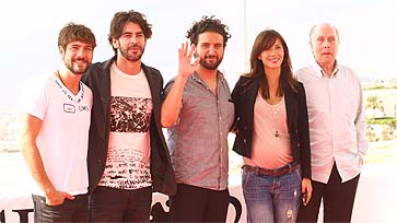 El equipo de 'Agnosia', en Sitges (NT)