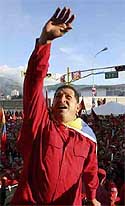 El presidente Chávez