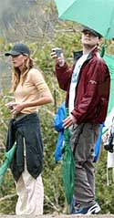 En Machu Pichu, fotografiados por El Comercio