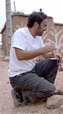 Iñárritu, en el rodaje de Babel