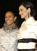 Con Jada Pinkett en el pre-estreno (©WireImage)