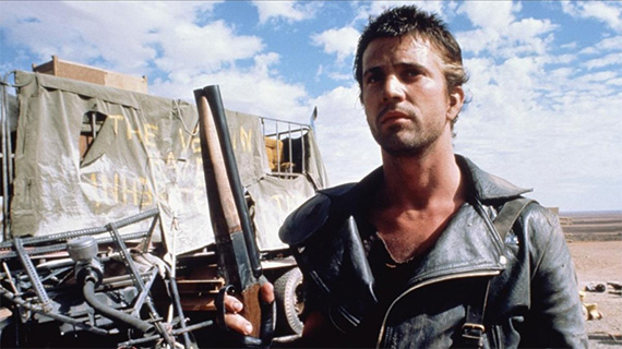 Mel Gibson en sus inicios como "Mad Max"