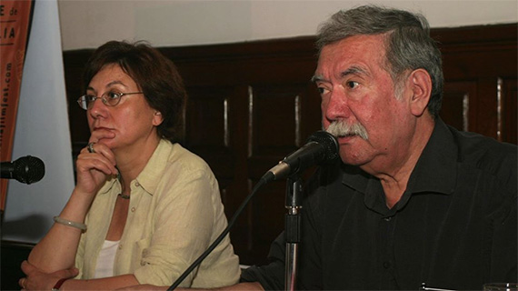 Valeria Sarmiento y Raúl Ruiz