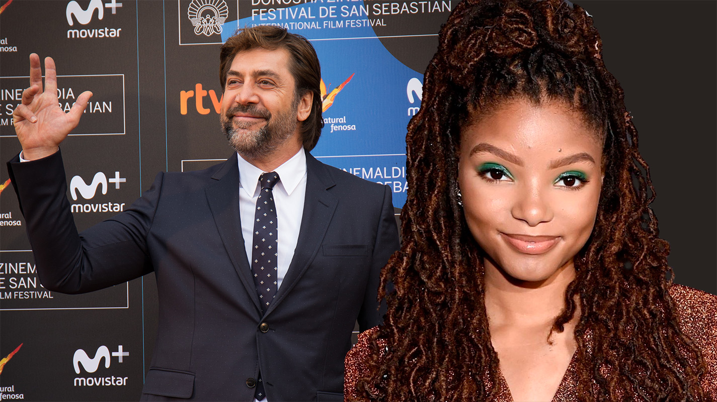 Javier Bardem y Halle Bailey