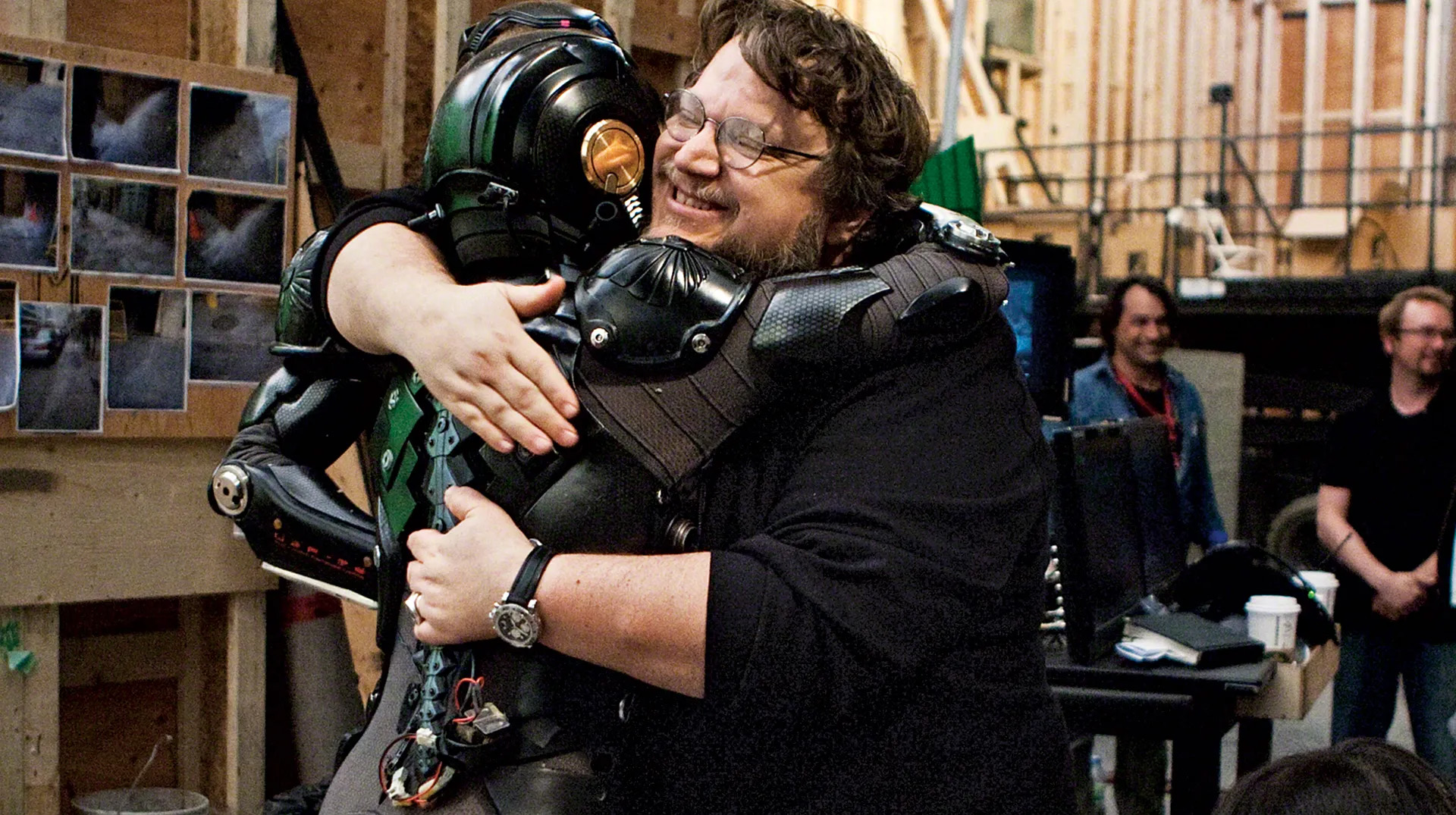 Del Toro, en el set de "Pacific Rim"