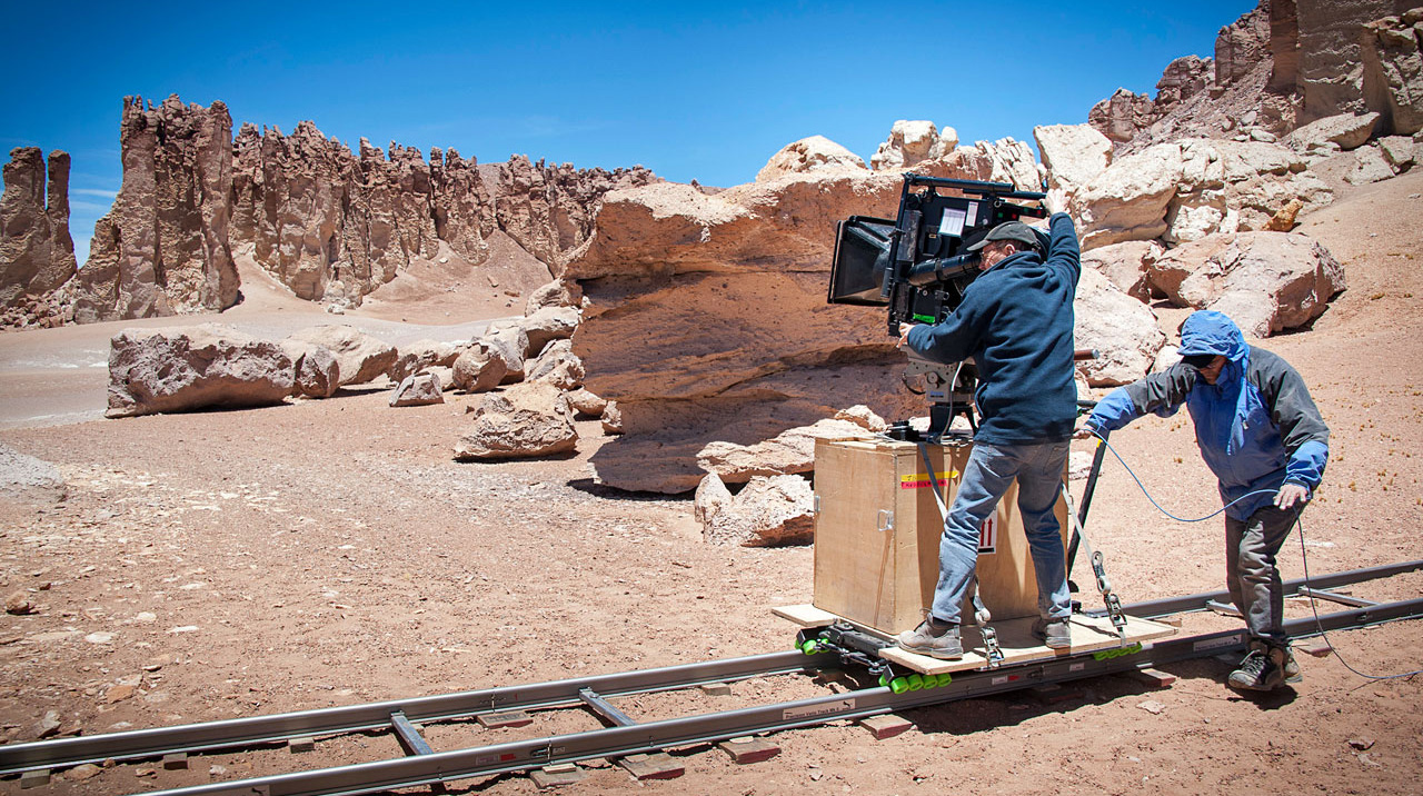 Filmando en Atacama