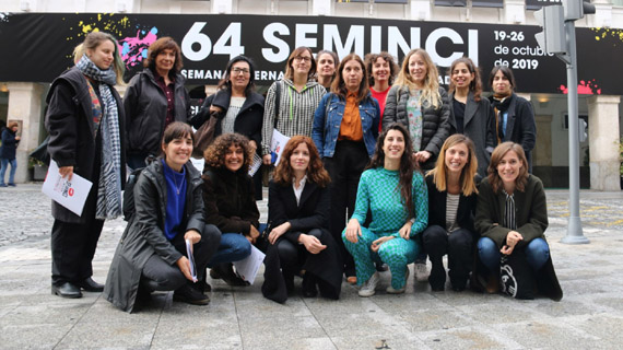 Las participantes en el III Encuentro de Mujeres Cineastas (Seminci)