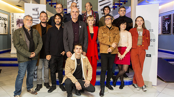 Organizadores de Sevilla y cineastas españoles