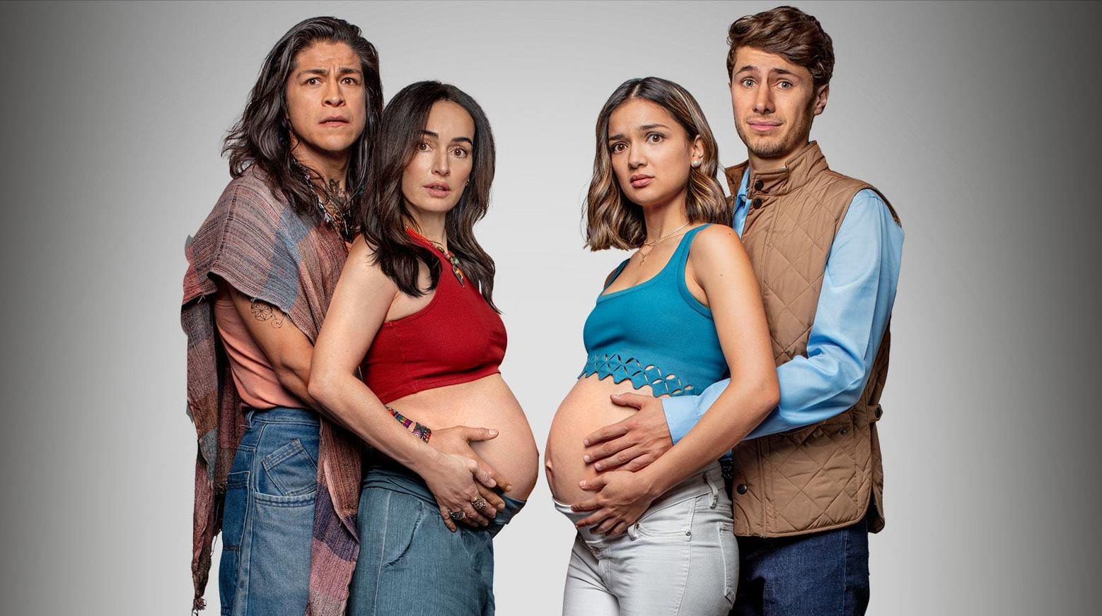 Los  protagonistas de "Una pequeña confusión"