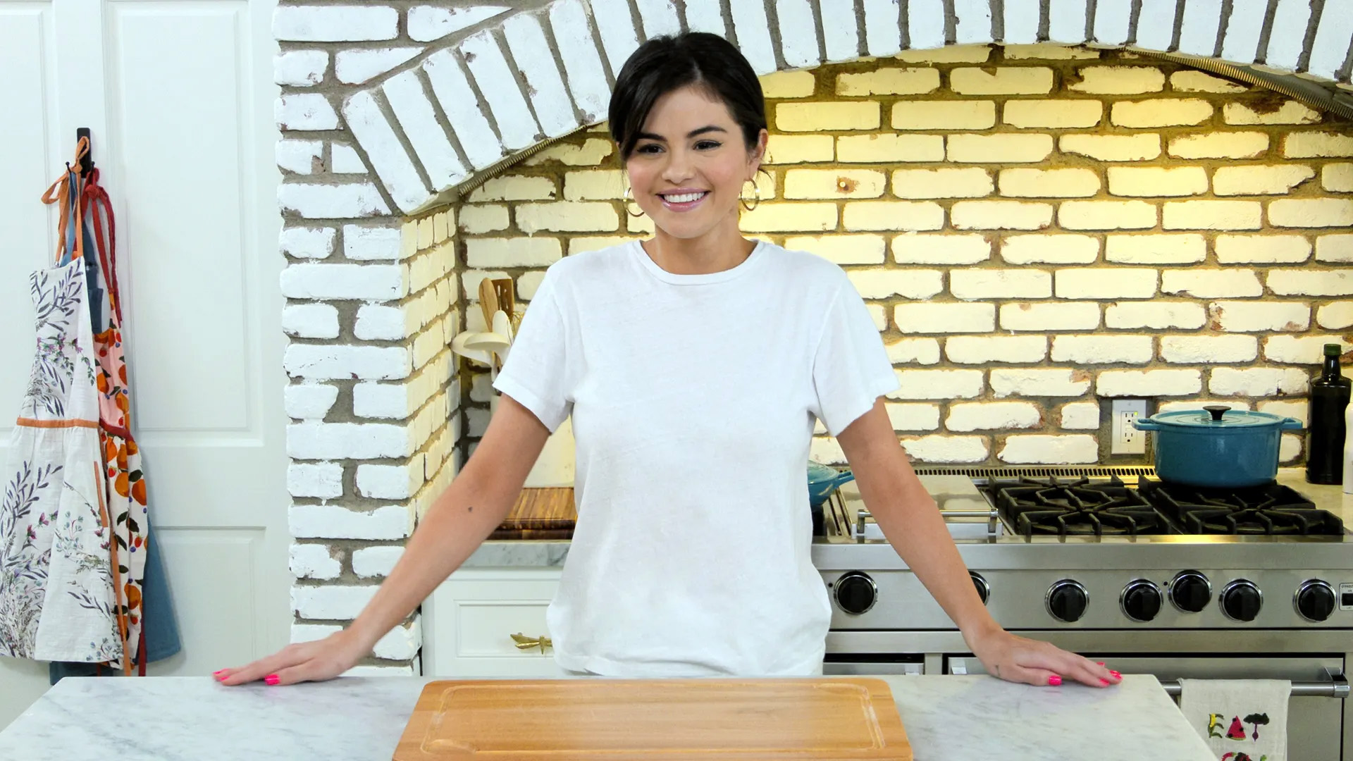 Selena Gómez, en la cocina