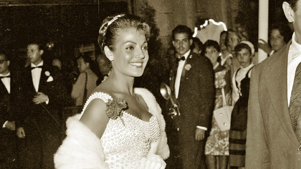 Carmen Sevilla en el Festival de San Sebastián de 1956