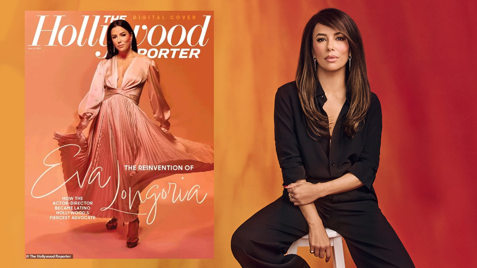 Eva Longoria, en la portada de Hollywood Reporter