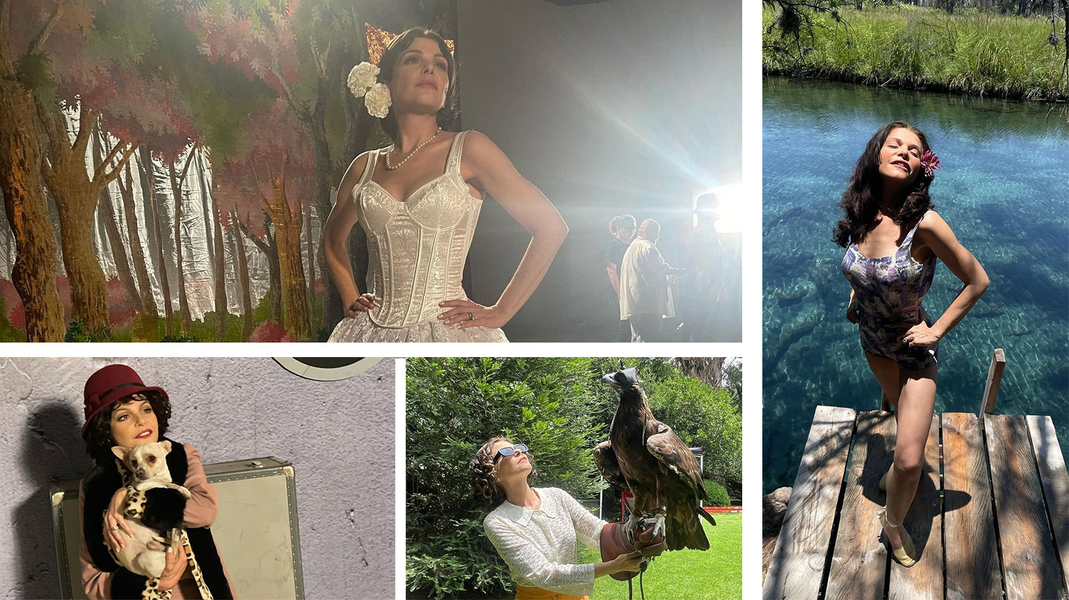 Itatí Cantoral muestra el diverso guardarropa de Lupe Vélez