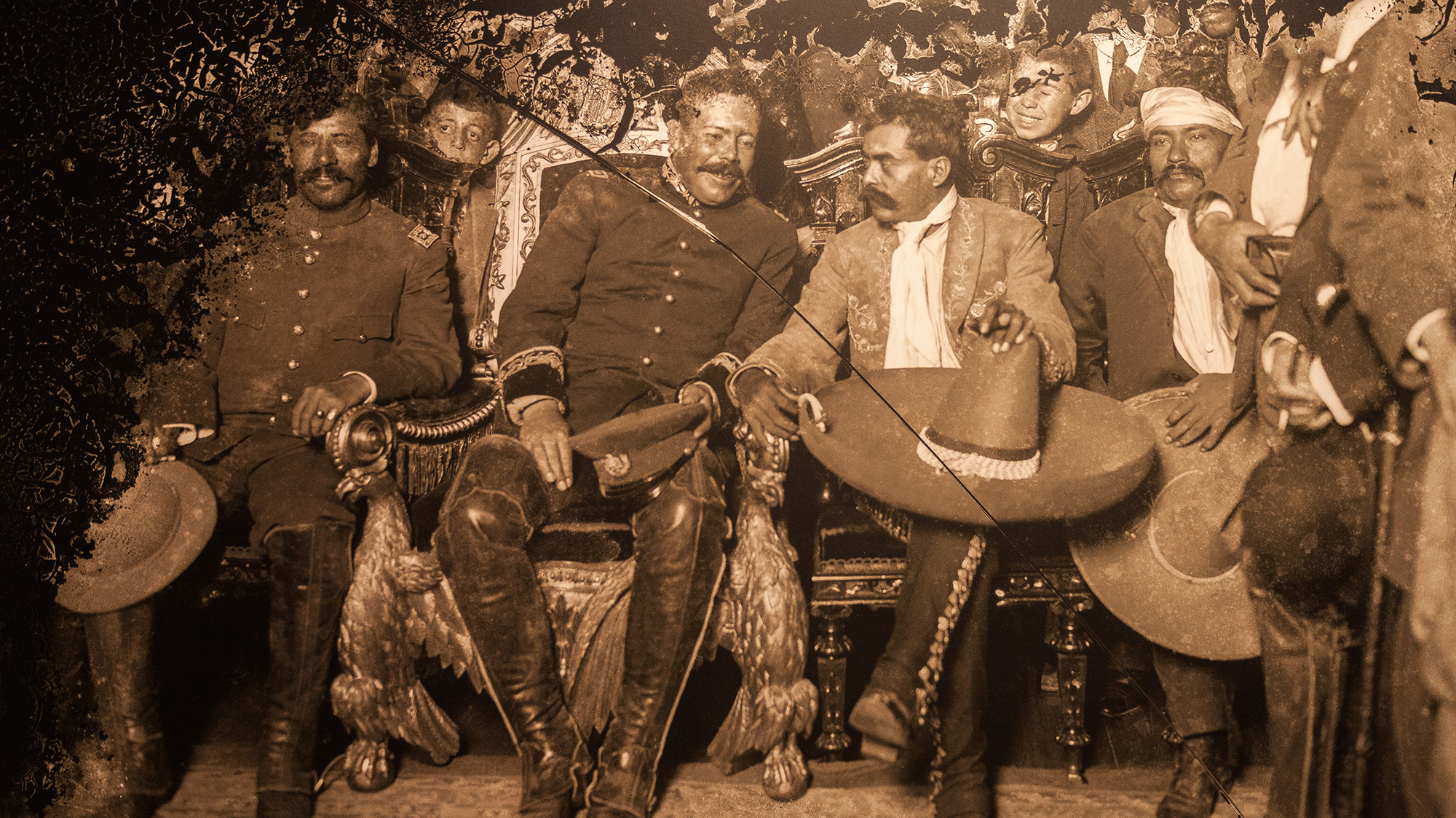 Pancho Villa, con Emiliano Zapata