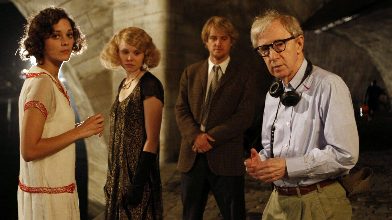 Woody Allen, en su anterior rodaje en la capital francesa, "Midnight in Paris"