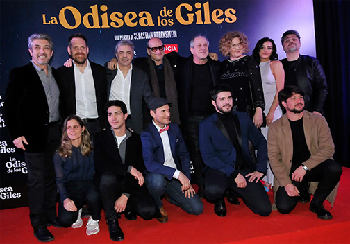 El equipo de "La odisea de los giles"