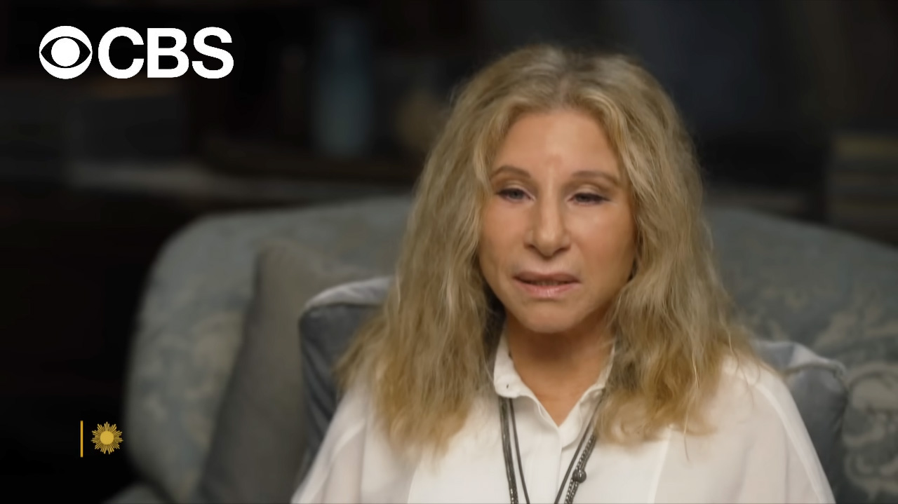 Streisand, en su entrevista en CBS