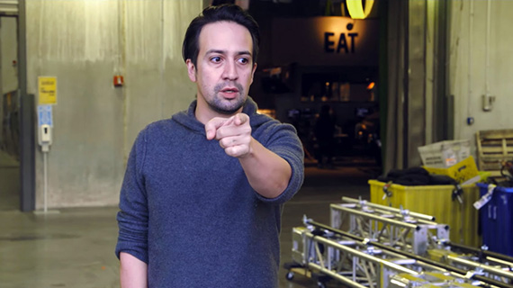 Lin-Manuel Miranda en el anticipo de Netflix