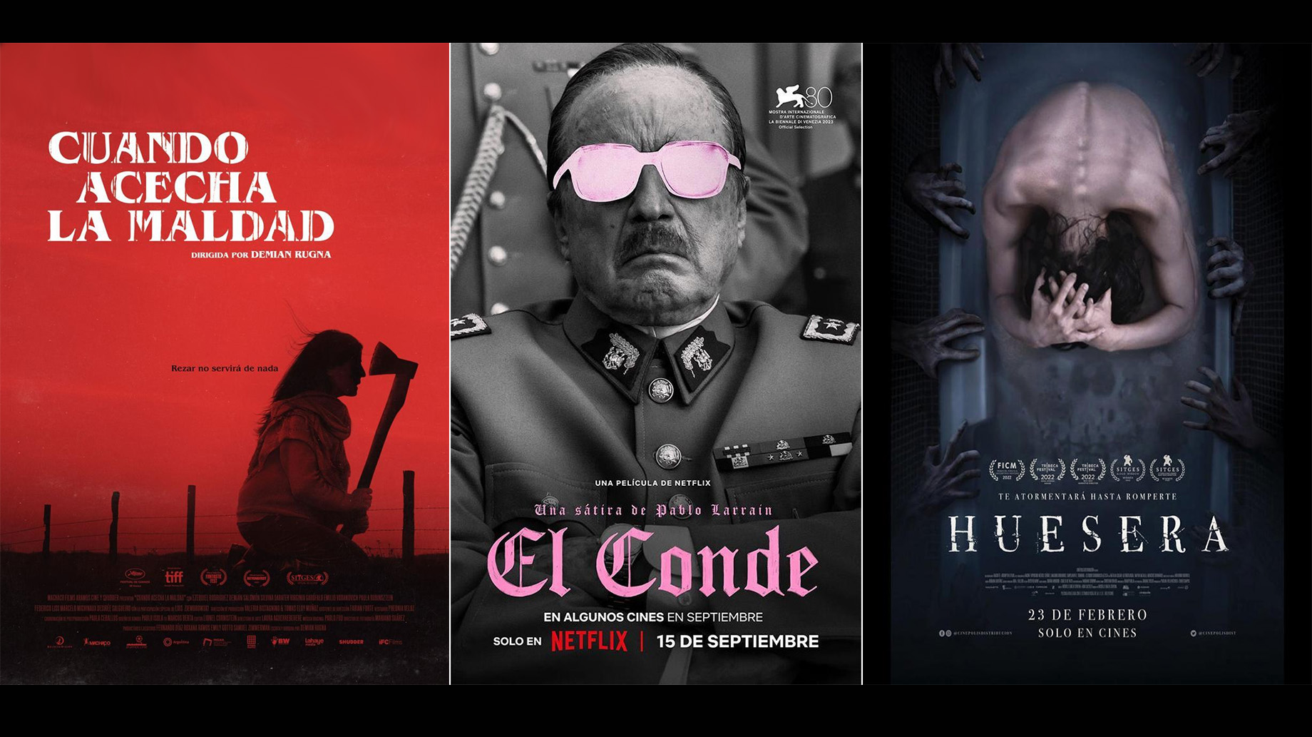 Las tres grandes películas latinoamericanas de terror, este año
