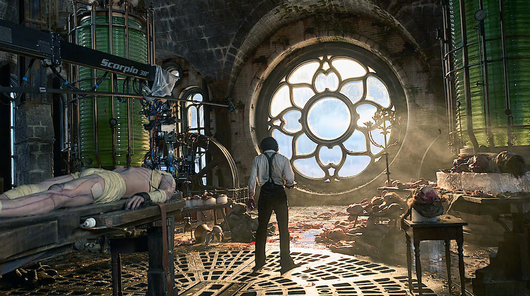 Los espectaculares decorados de "Frankenstein"