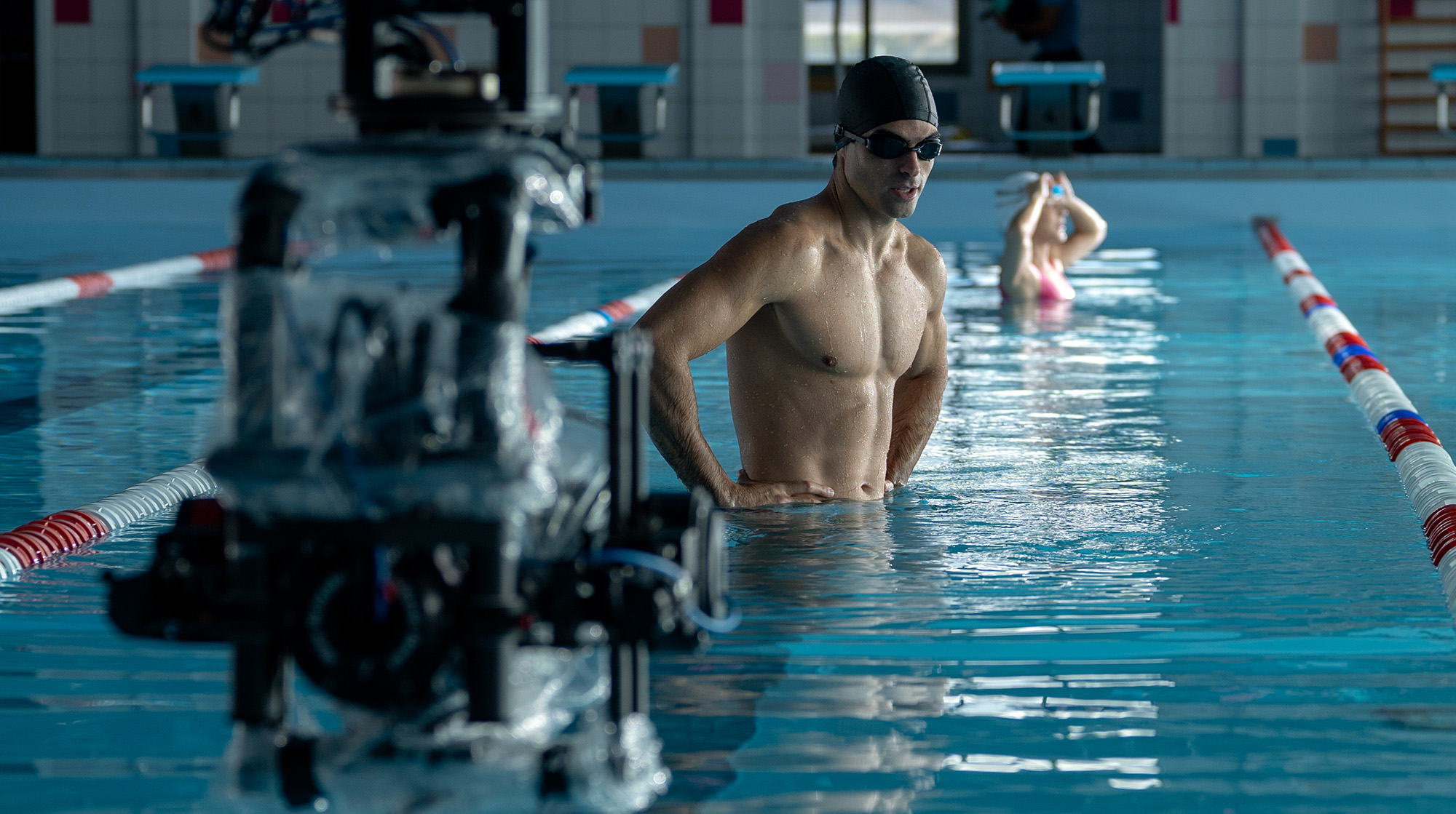 Filmando "El gusto del cloro" (R.Chavero)