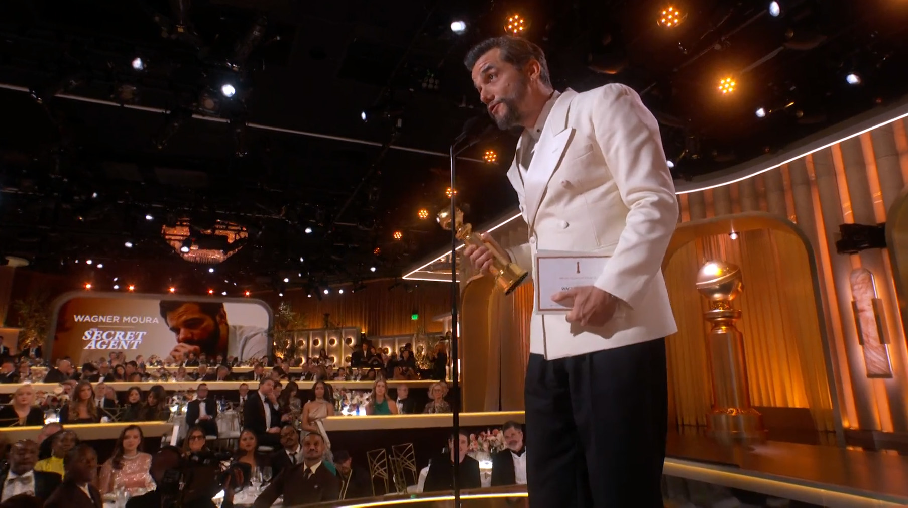 Wagner Moura, con su Globo