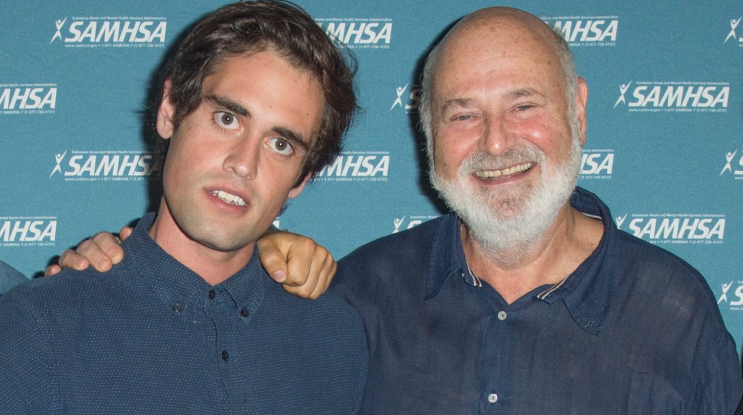 Imagen retrospectiva de Nick y Rob Reiner