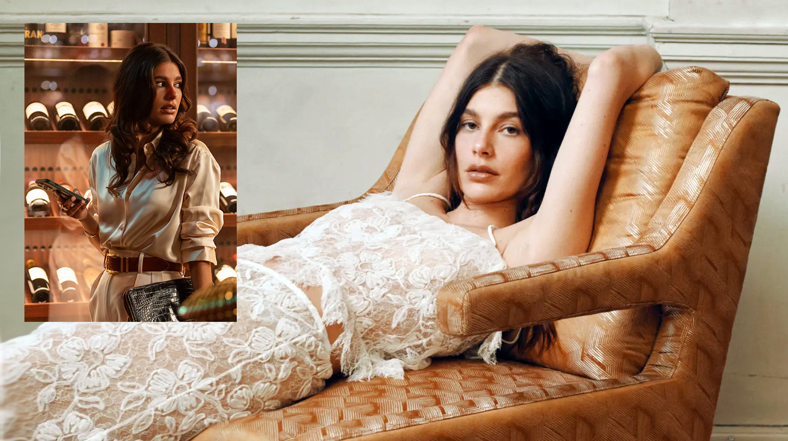 Morrone, en Glamour y en "The Night Manager"