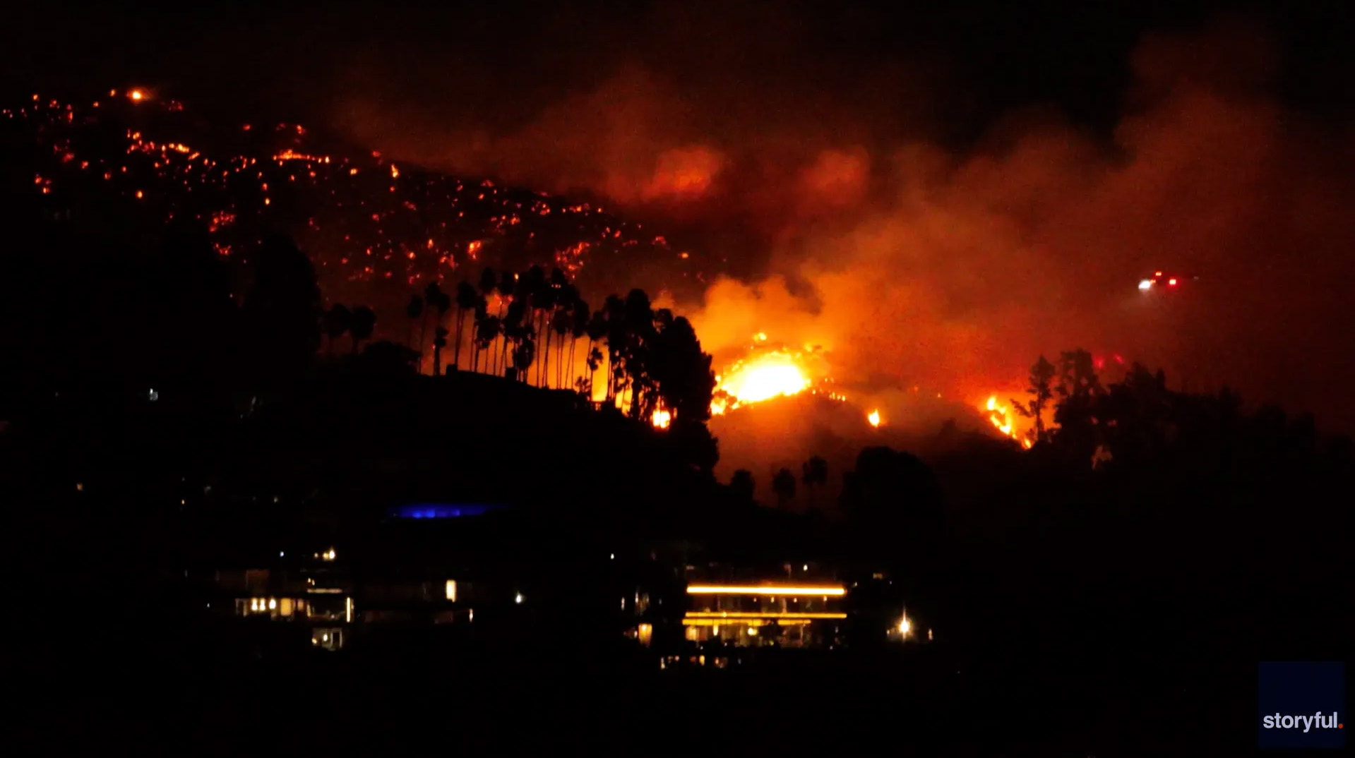 Incendio en las proximidades de Los Angeles (USAToday)