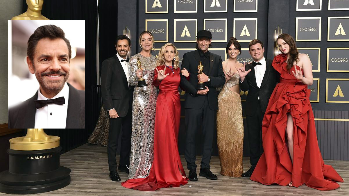 Eugenio Derbez disfrutó de la alegría por el Oscar a "CODA"