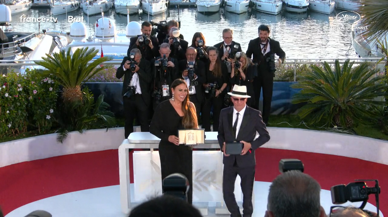 Gascón y Audiard celebran el éxito de su película