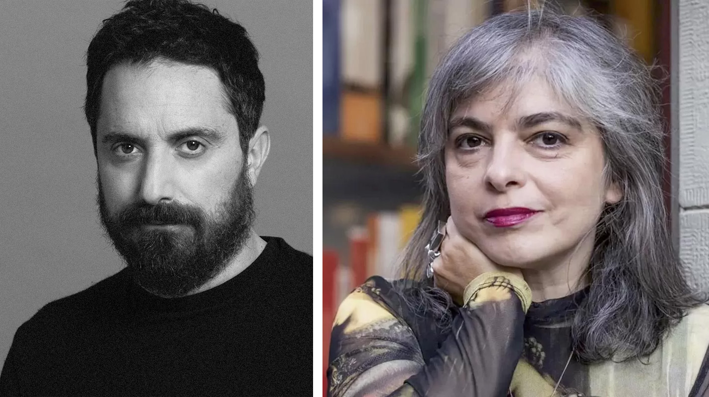 Pablo Larraín y Mariana Enríquez Pablo Larraín y Mariana Enríquez