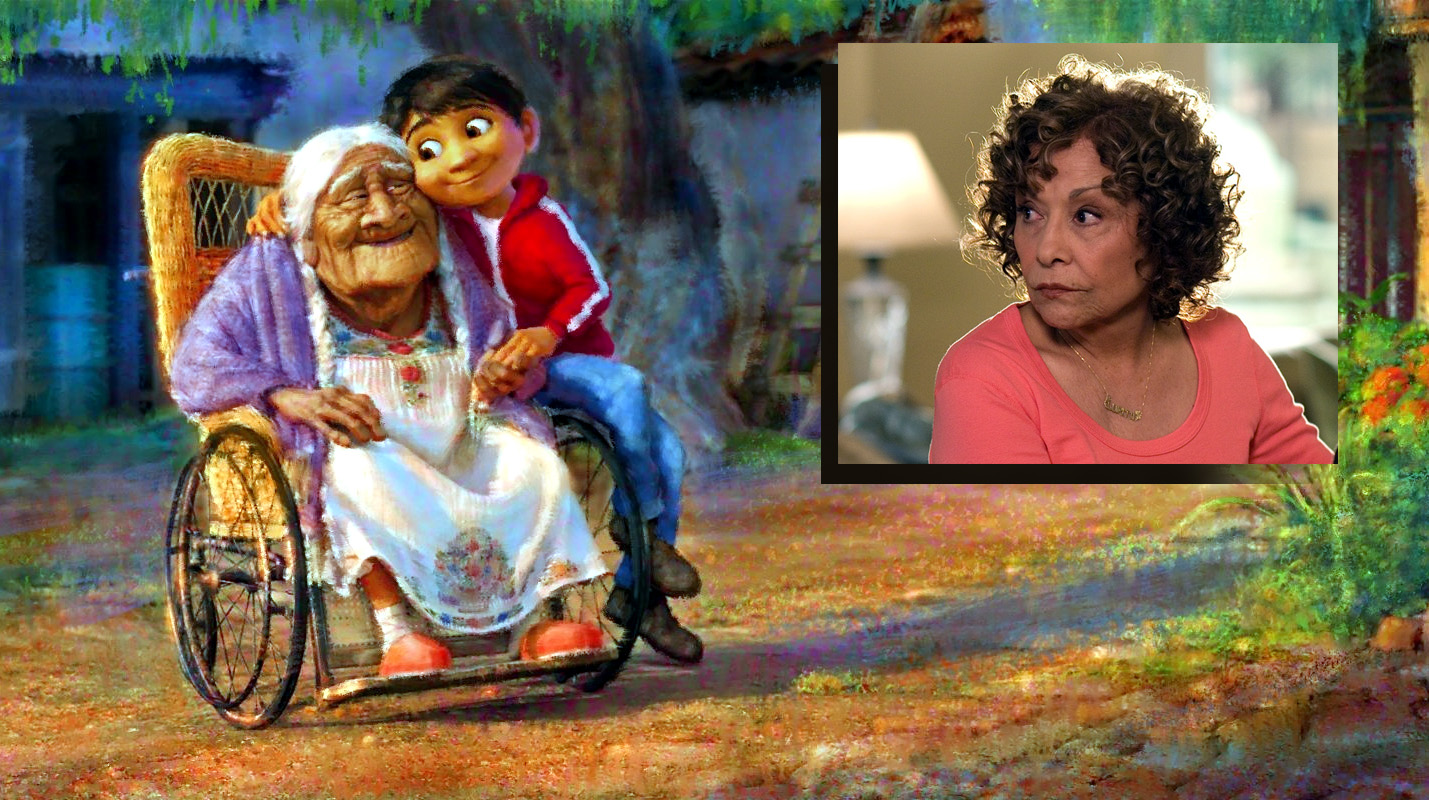 La abuelita de "Coco" y Renée Victor La abuelita de "Coco" y Renée Victor