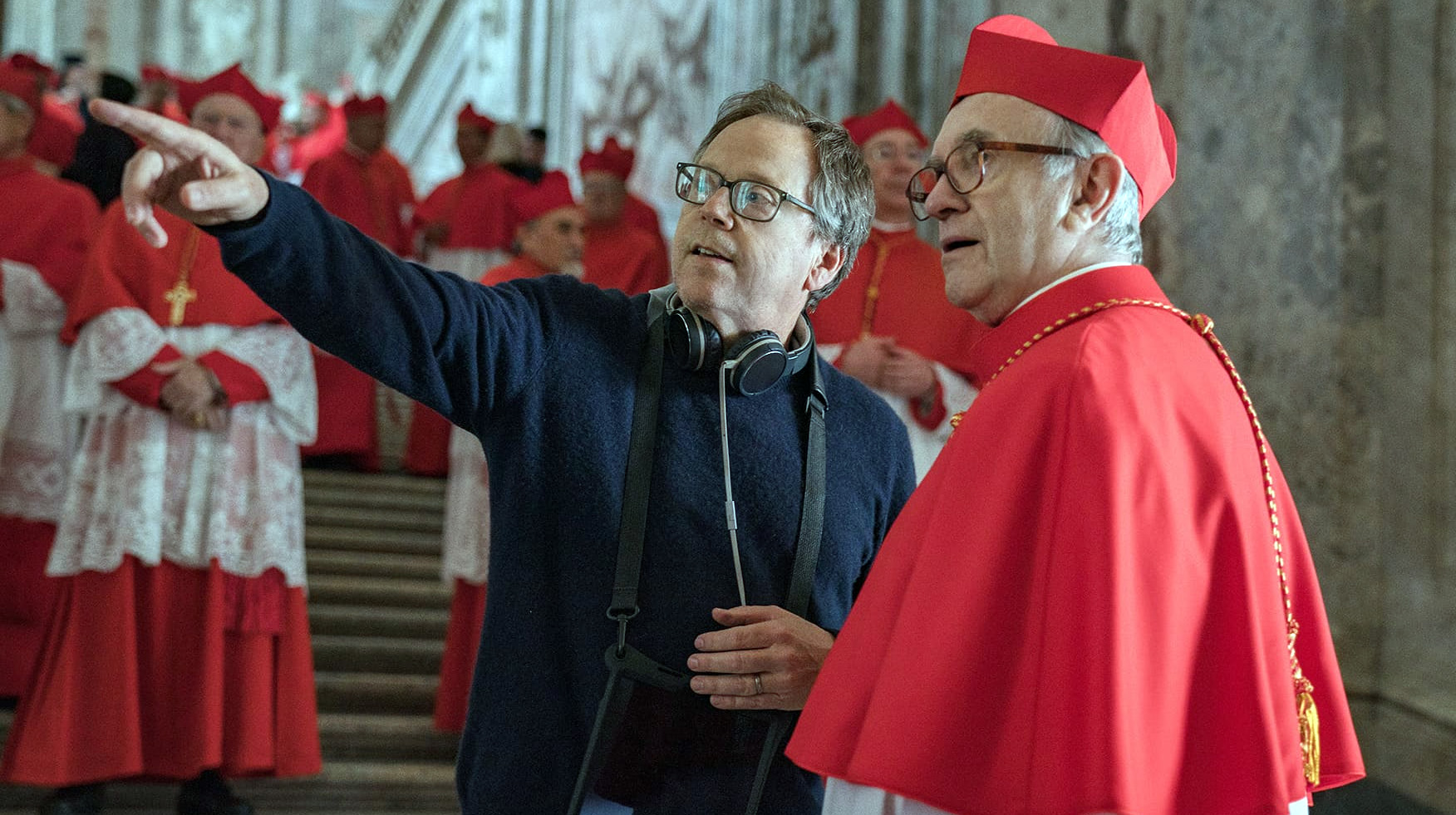 Meirelles, en el rodaje de "Los dos Papas" Meirelles, en el rodaje de "Los dos Papas"