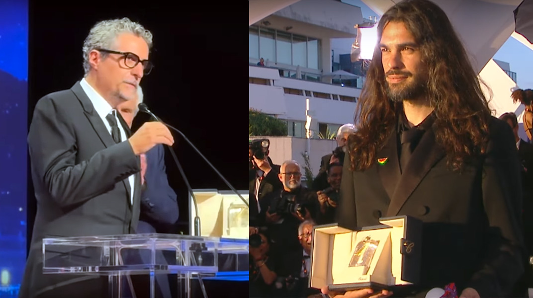 Mendonça y Laxe con sus premios Mendonça y Laxe con sus premios