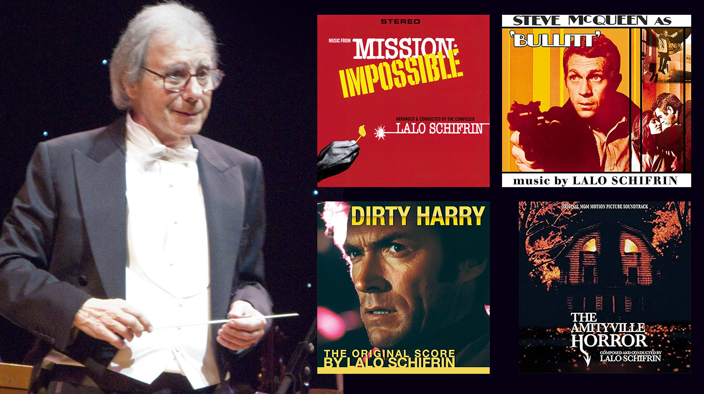 Schifrin y cuatro de sus obras más conocidas Schifrin y cuatro de sus obras más conocidas