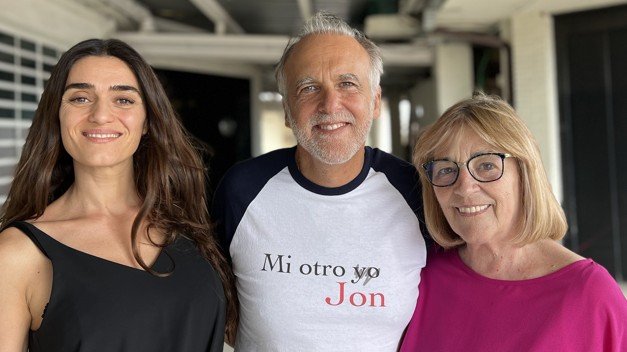 Olivia Molina, Paco Arango y Carmen Maura