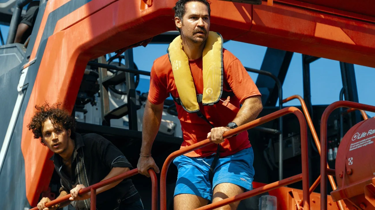Manuel García-Rulfo, en "Jurassic World: El Renacer" Manuel García-Rulfo, en "Jurassic World: El Renacer"