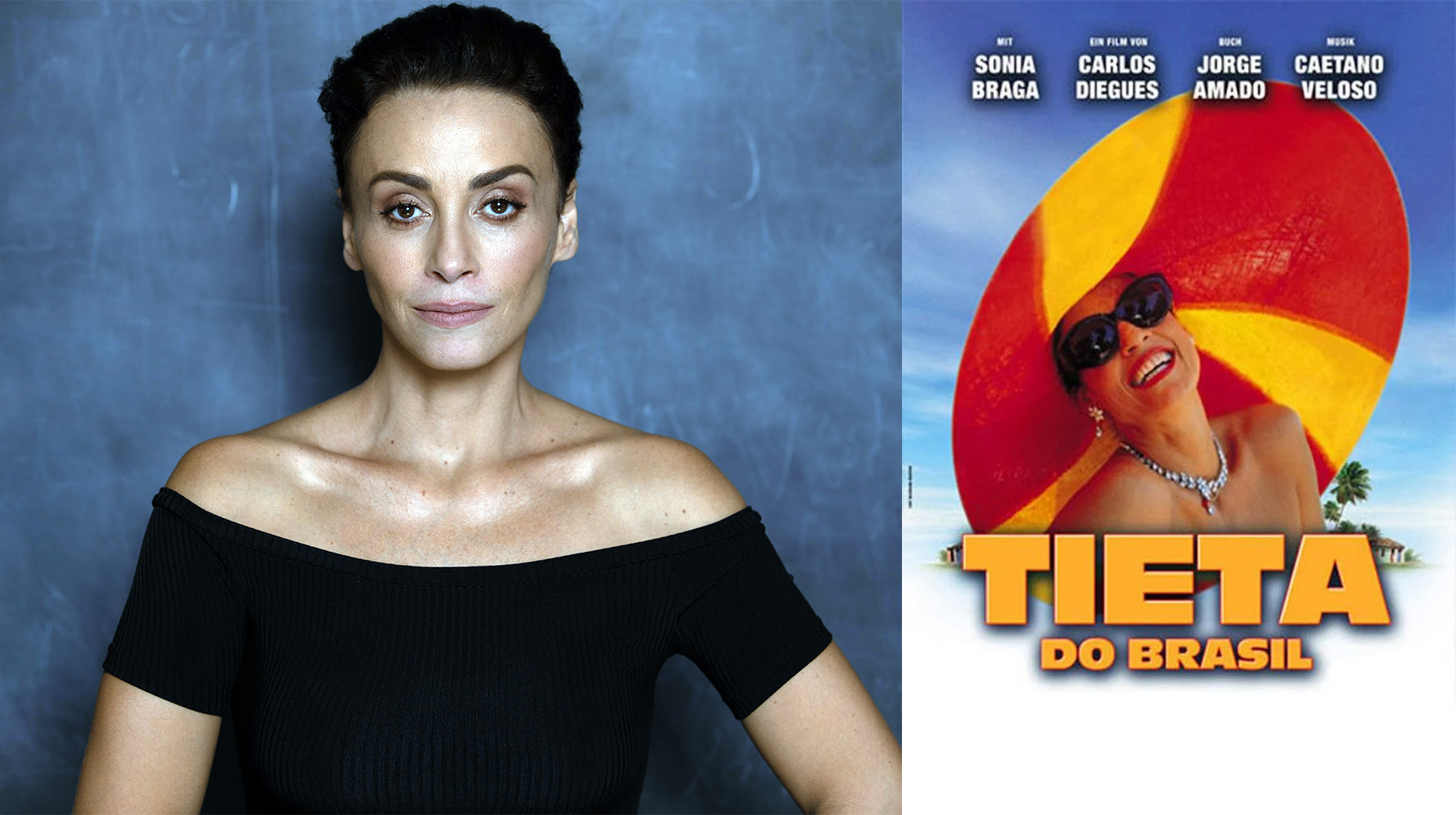 Pires y la primera adaptación al cine de "Tieta" Pires y la primera adaptación al cine de "Tieta"