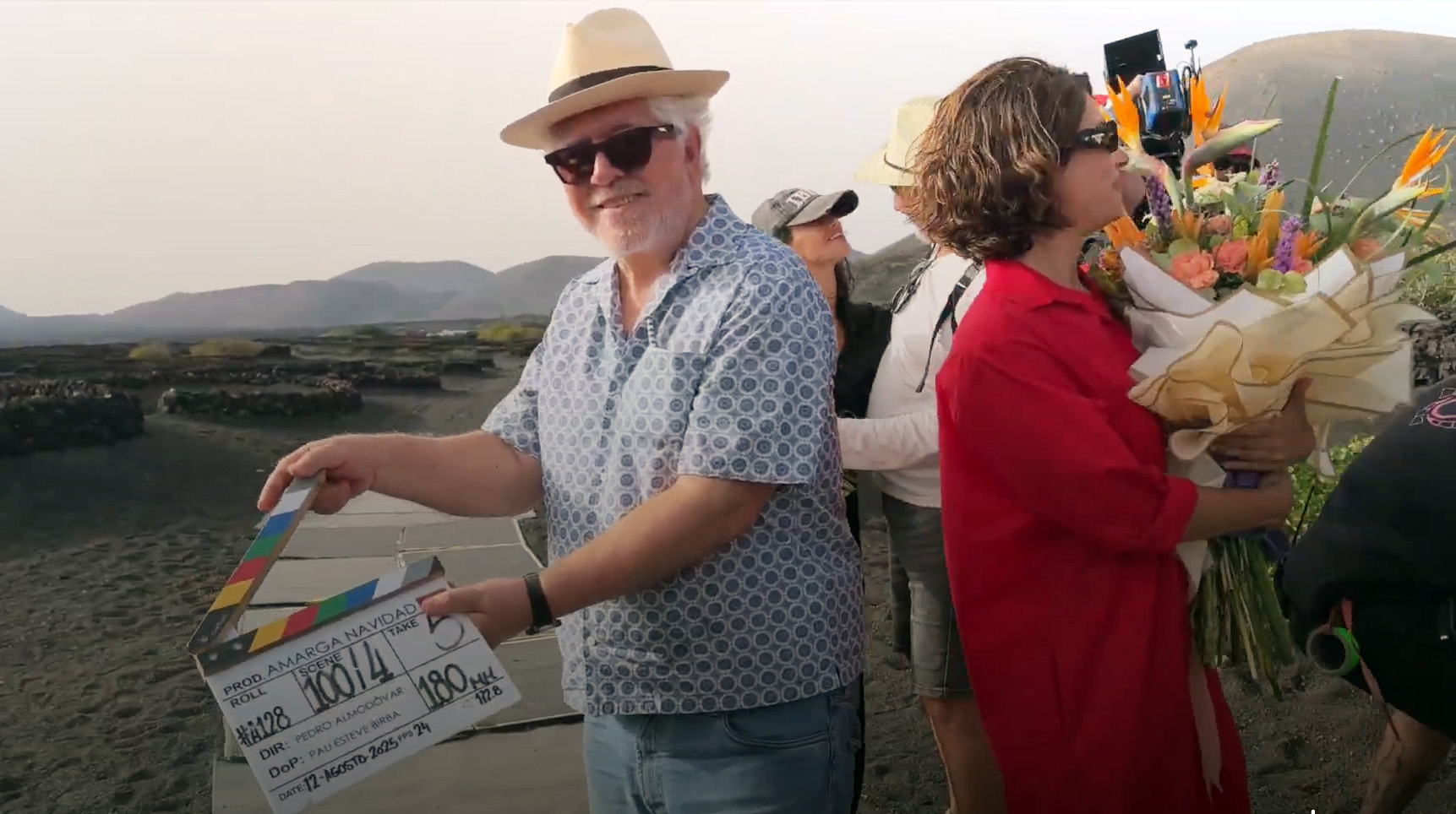 Almodóvar junto a Lennie