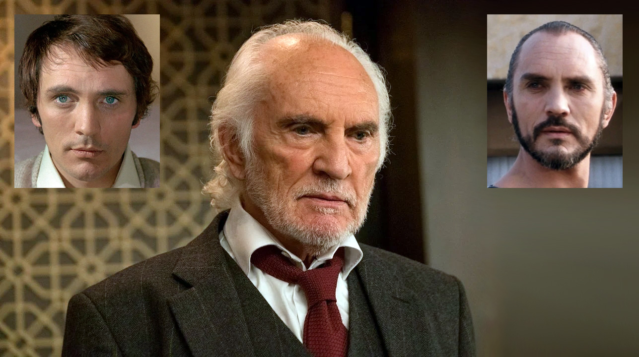 Terence Stamp en tres momentos de su carrera