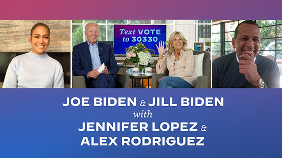 Jennifer López apoya a Joe Biden
