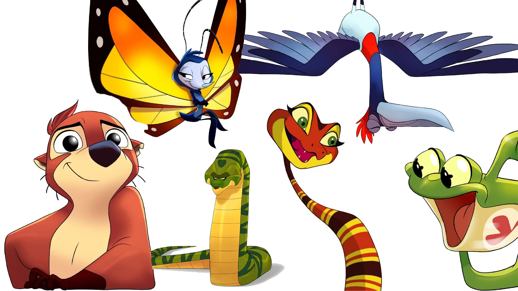Algunos de los personajes de "Koati"