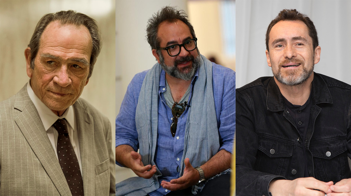 Tommy Lee Jones, Eugenio Caballero y Demián Bichir