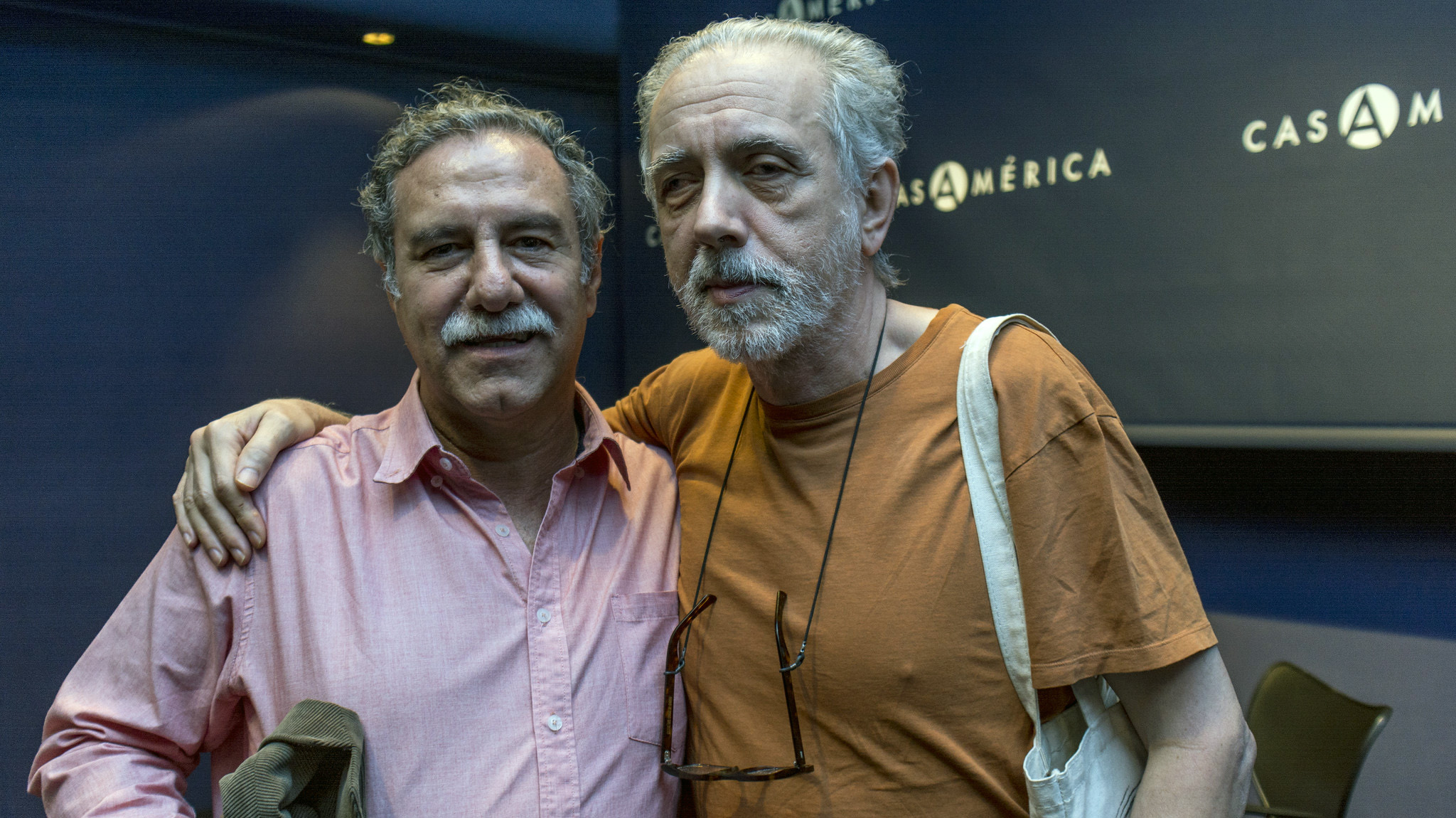 Víctor Gaviria y Fernando Trueba