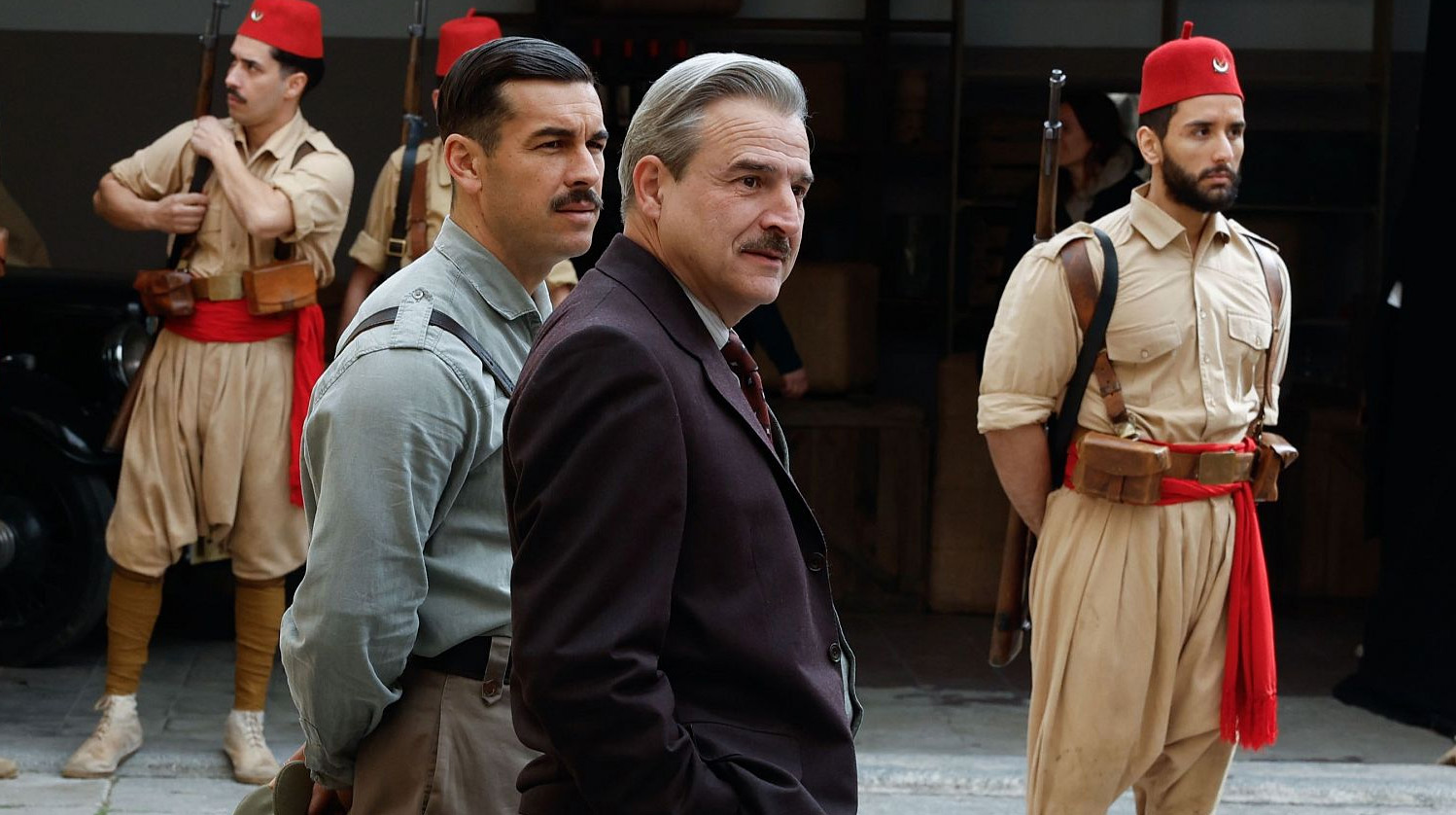 Mario Casas y Alberto San Juan en "La cena" Mario Casas y Alberto San Juan en "La cena"