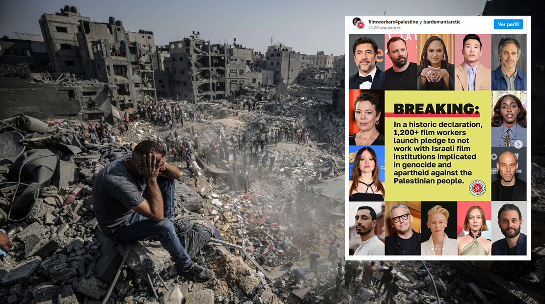 Más de un millar de trabajadores del cine boicoterarán a Israel
